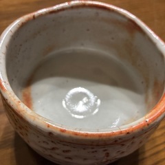 志野焼　抹茶茶碗　銘「秀」の画像