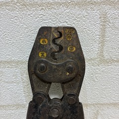 圧着ペンチ　スリーブ用　中古　第二種電気工事士の画像