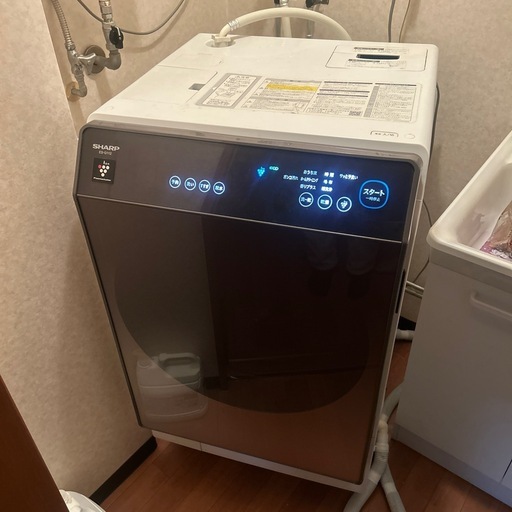 SHARP シャープ ドラム式電気洗濯乾燥機 ES-G112-TL