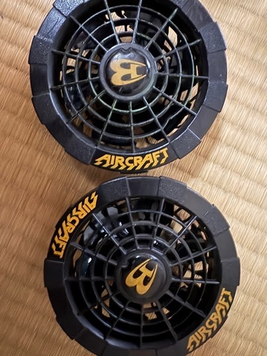 BURTLE AIRCRAFT 空調服　12v  空調服 バートル ファンセット ＋12v AC230バッテリー エアークラフト 