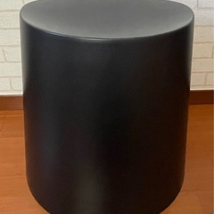 無印良品　MUJI  ポリプロピレンスタッキングスツール ブラックの画像