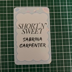 SABRINA CARPENTER タレントカード#1の画像