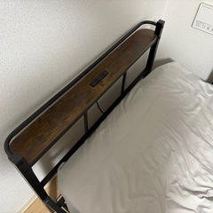 ニトリ　ベッドフレーム　マットレスセットの画像