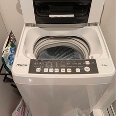 全自動洗濯機　5.5K  2018年製　（Hisense）の画像