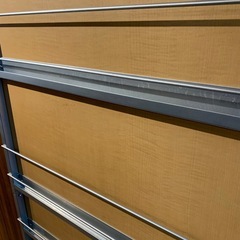 木製　金属製　ラック　組み立て式　ハンガー掛けの画像