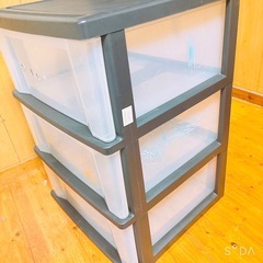 収納3段ケースボックスの画像