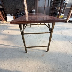 オフィステーブル 割れありの画像