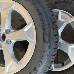 アウディ純正ホイール、スタッドレスタイヤセットの画像
