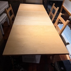 伸長式ダイニングテーブル4人ー8人用の画像