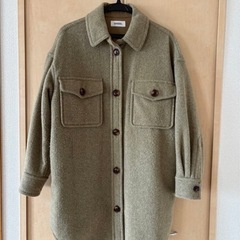 SNIDELウールシャツジャケットの画像
