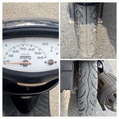 外装あまり綺麗ではないですが調子良好！ライブディオの画像