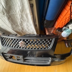 ワゴンR MH23S フロントバンパー グリル付 ブラック(ZJ3) H21年式の画像