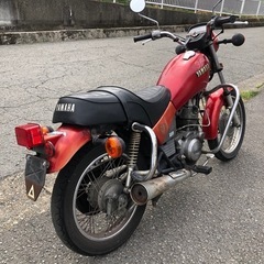 ヤマハ　SR125  書類付実働ベース車の画像