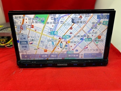 美品⭐︎上級⭐︎KENWOOD フルセグMDV-L503 最新地図　新品バックカメラ