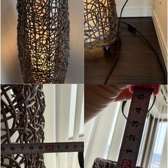 3/29まで販売【限定品】フロアスタンド 木製 可愛いおしゃれなフロアランプの画像