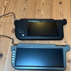 サンバイザーモニター　
ジャンク品の画像