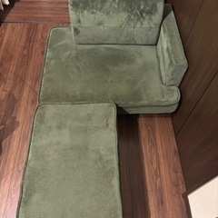 【美品・配達可】セルタン カウチソファ NAP 2人掛け オットマン付の画像