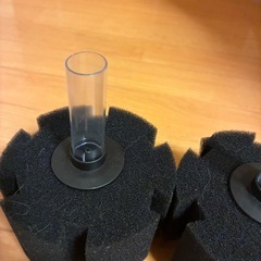 スポンジフィルターLサイズ2つの画像