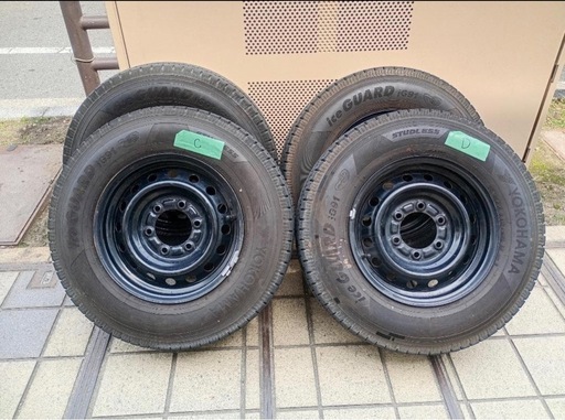 ハイエース純正ホイール＋iceGUARD IG91 4本組