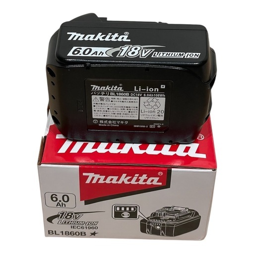 マキタ バッテリー BL1860B 18V 6.0Ah