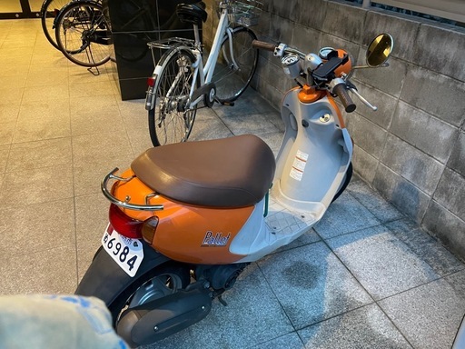 中古原付バイク　レッツ4パレット
　オレンジ
