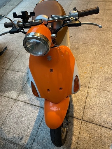 中古原付バイク　レッツ4パレット
　オレンジ