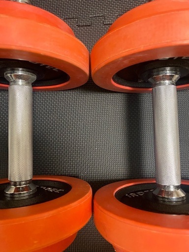 【3月末まで】IROTECダンベル40kg/可変式ベンチ/マットセット