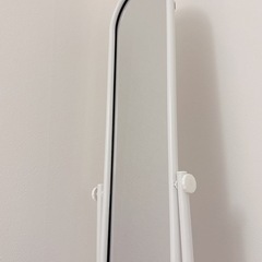 スタンドミラー ホワイトの画像