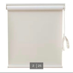 ニトリ　遮光ロールスクリーン(ドルフィンWH 165X220)の画像