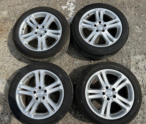 スポーツテクニック？　225/50R17 ８Ｊ通し　４本　バリ山