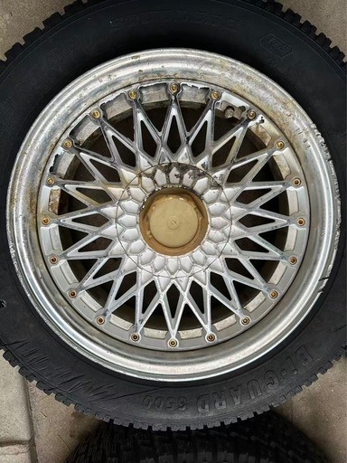 ボルクレーシングホイール 15インチ 4穴メッシ ュセンターロックRAYS 時物旧車希少