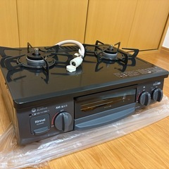 【新品】リンナイ ガスコンロ 2口｜ホース付き｜10000円｜早い者勝ちの画像