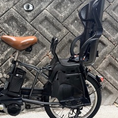 パナソニックミニDX チャイルドシート2台付き電動自転車の画像