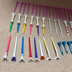 ゴルフ　TEE  52本の画像