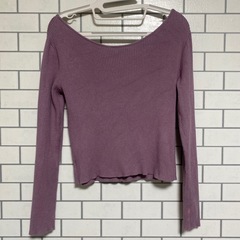 ❤️フェイクボタン付きGRLトップスの画像