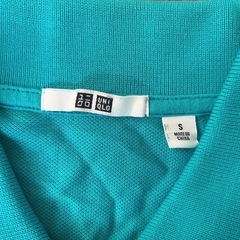 UNIQLO 　美品　 ポロシャツ　襟付き　水色　レディース　Sの画像