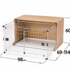 ペットゲージ・ペットサークル・広々お留守番・ボルビアルコンの画像