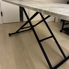 【4/3,4引渡し限定】昇降テーブル 幅120cm×横60cmの画像