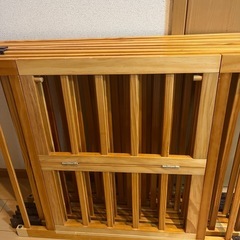 木製ベビーサークルの画像