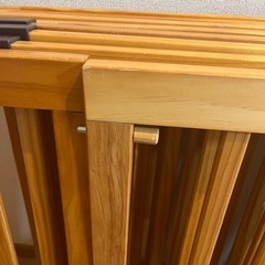 木製ベビーサークルの画像