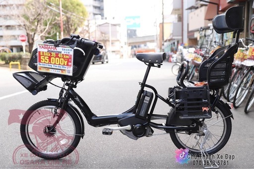 子供2人乗せ電動アシスト自転車　20インチ