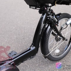 子供2人乗せ電動アシスト自転車　20インチの画像