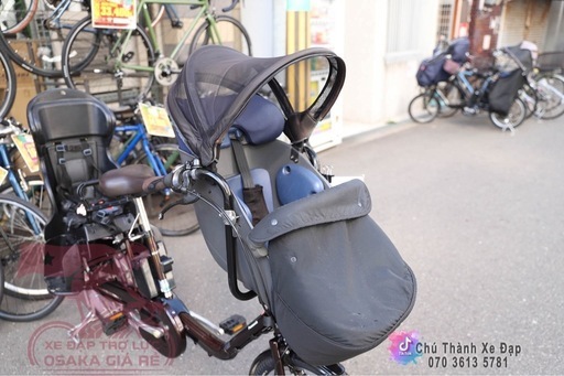 美品−子供2人乗せ電動アシスト自転車　パナソニック20インチ