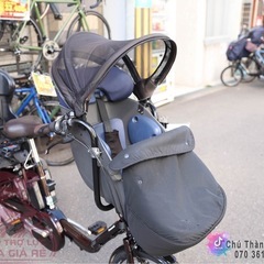 美品−子供2人乗せ電動アシスト自転車　パナソニック20インチの画像