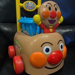 アンパンマンおもちゃ　お買い物カートの画像