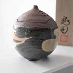 萩焼　香炉の画像
