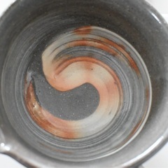 萩焼　手付注器の画像