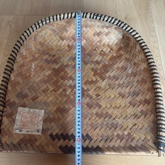 昭和レトロ　民具　箕　竹製　農具　アンティーク　貴重品の画像