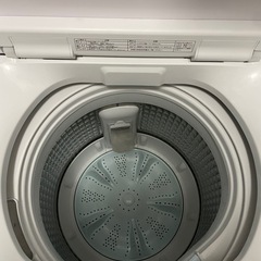 2021年製の洗濯機の画像