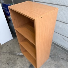 3段カラーボックス　茶　88×44×29(cm)の画像